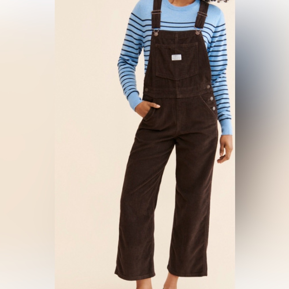 Levi’s Brown Corduroy Overalls